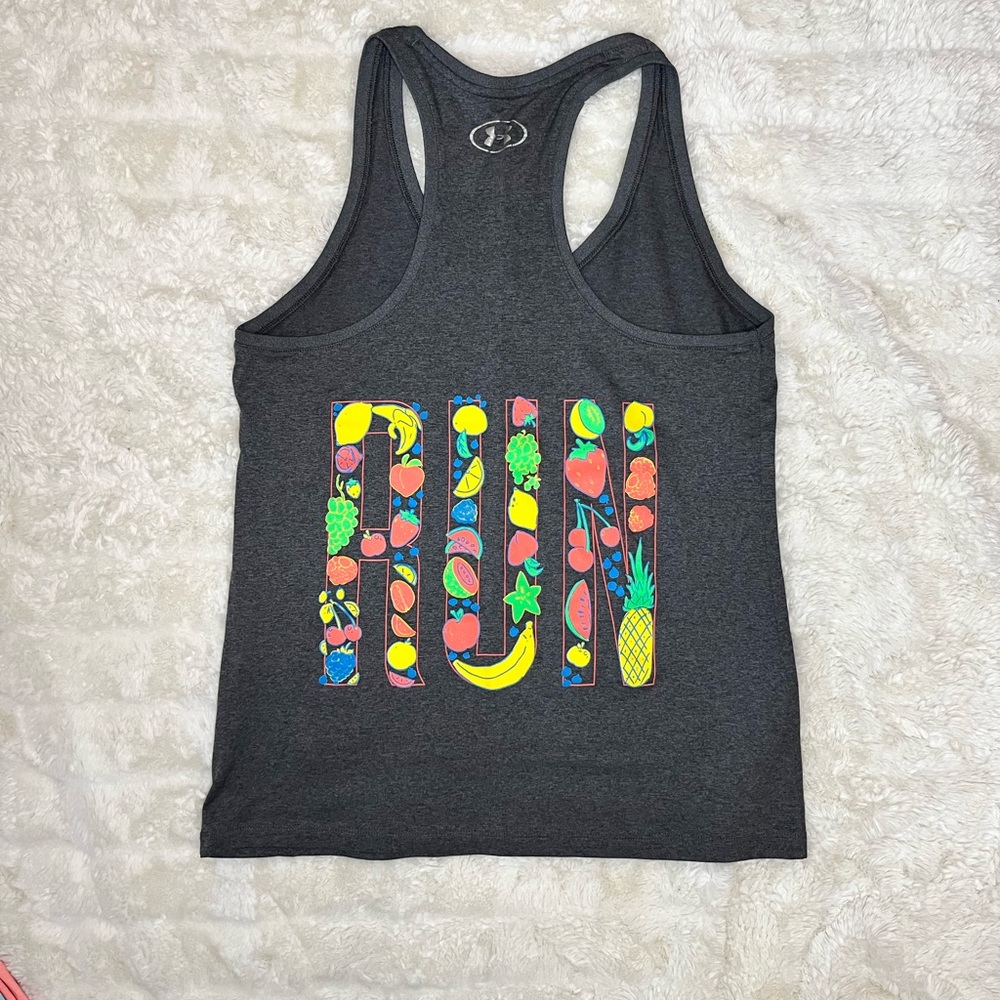 Womens Under Armour RUN fruit tank top Small